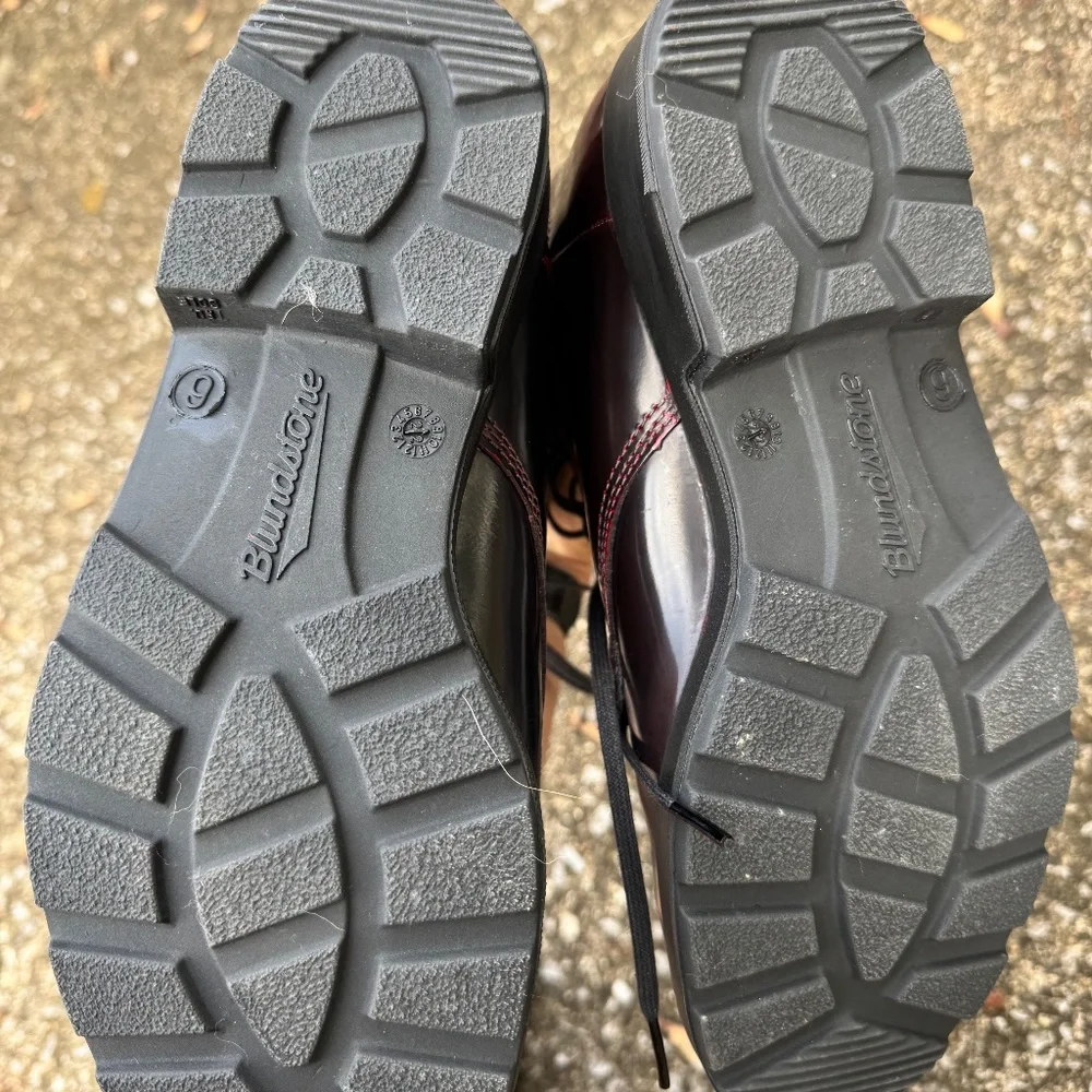 Blundstone boots 2220 Originals - Bordeaux Brush lace up gore 9 US Women (6 AU - Picture 6 of 6